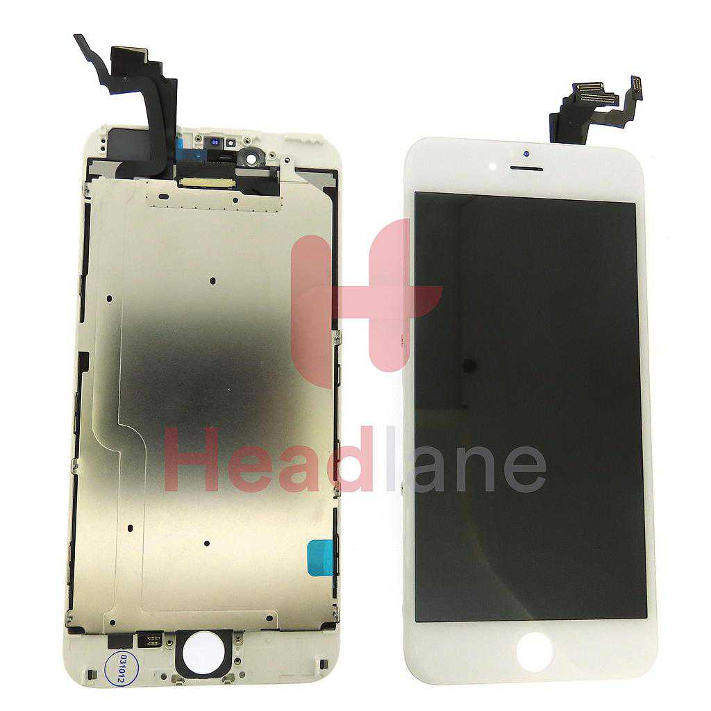 Apple iPhone 6 Plus LCD Display / Screen (Vivid) - White (ZY)