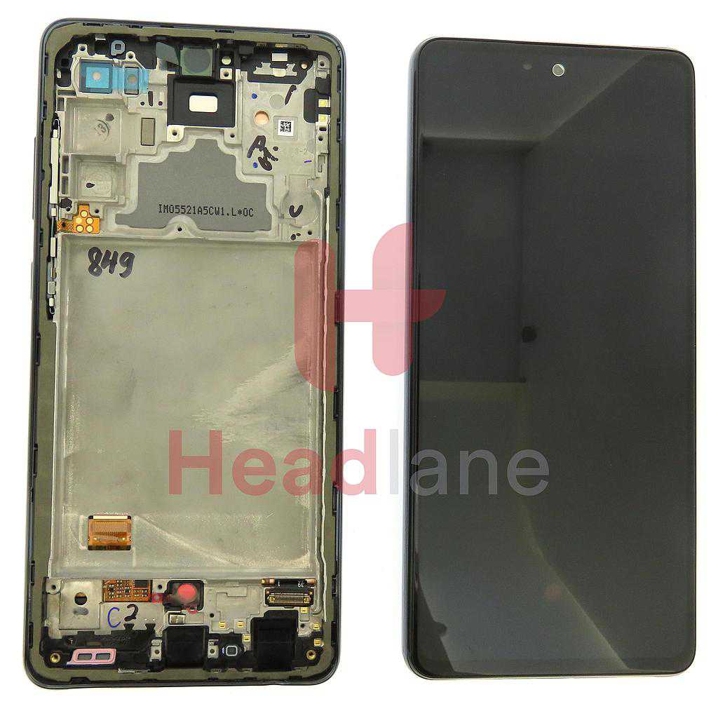 Samsung SM-A725 Galaxy A72 4G LCD Display / Screen + Touch - Black