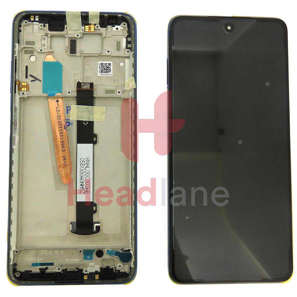 Xiaomi Poco X3 LCD Display / Screen + Touch - Blue