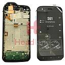 Caterpillar CAT S61 LCD Display / Screen + Touch + Frame
