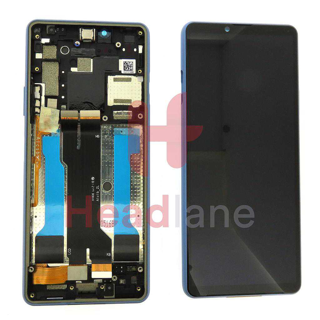 Sony XQ-BT52 Xperia 10 III (Dual SIM) LCD Display / Screen + Touch - Blue