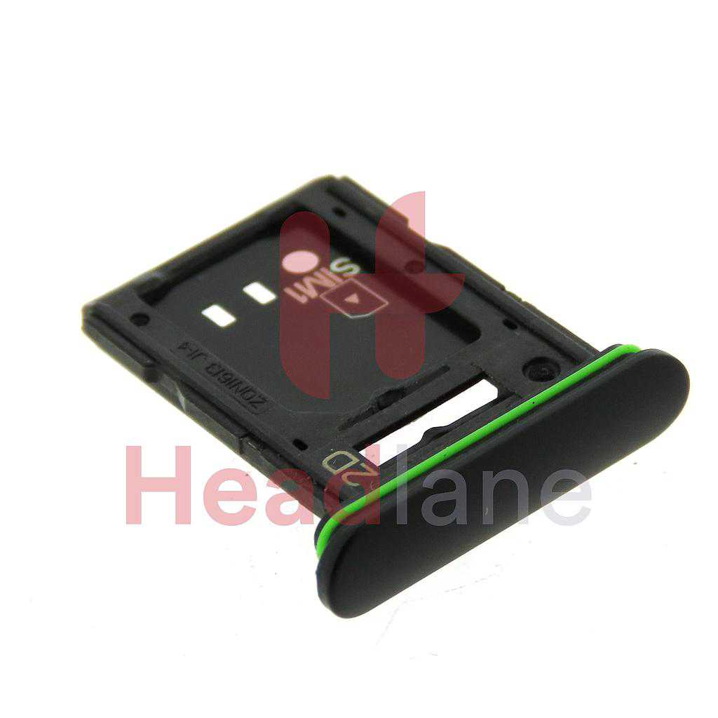 Sony XQ-BT52 Xperia 10 III SIM Card Tray (Dual SIM) - Black