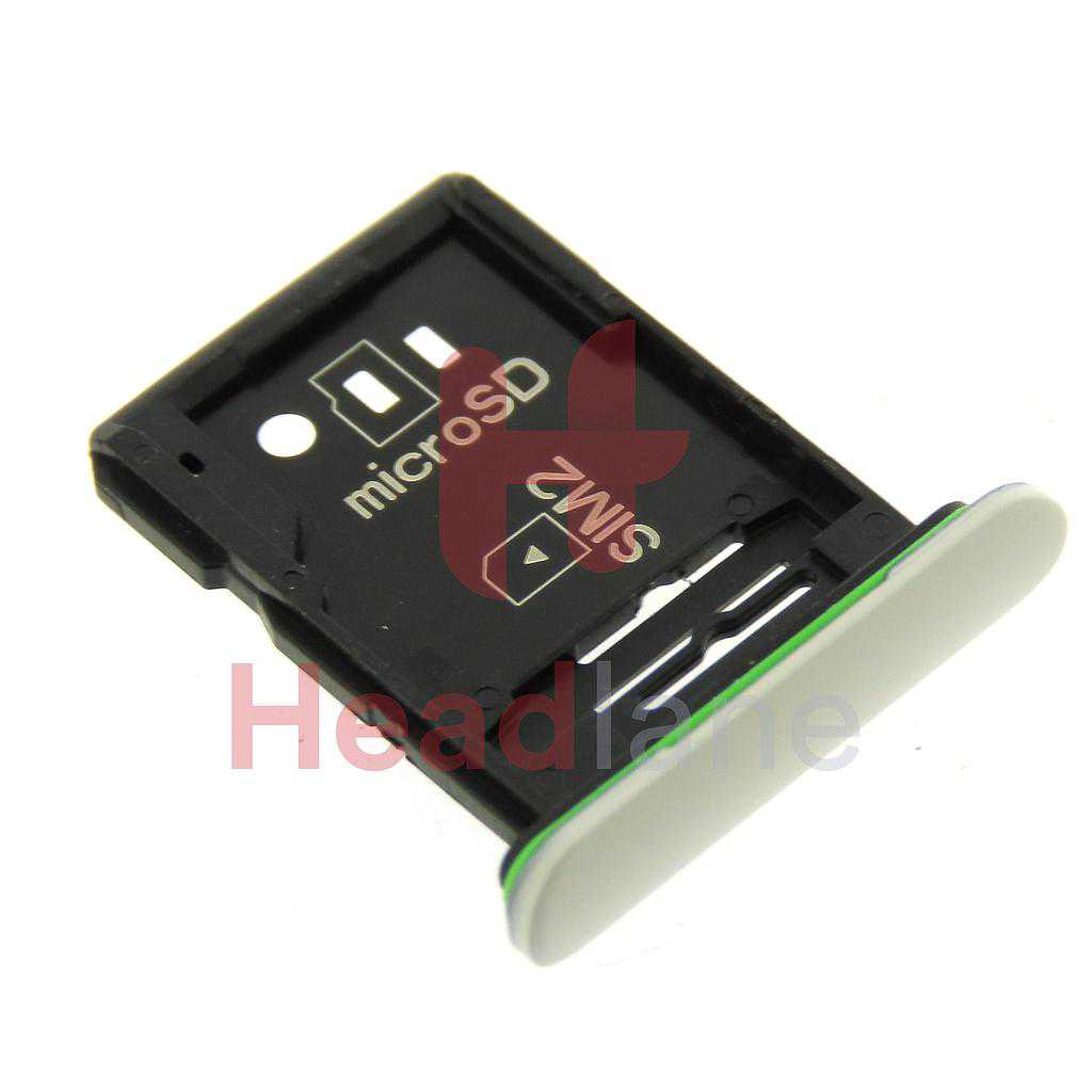 Sony XQ-BT52 Xperia 10 III SIM Card Tray (Dual SIM) - White