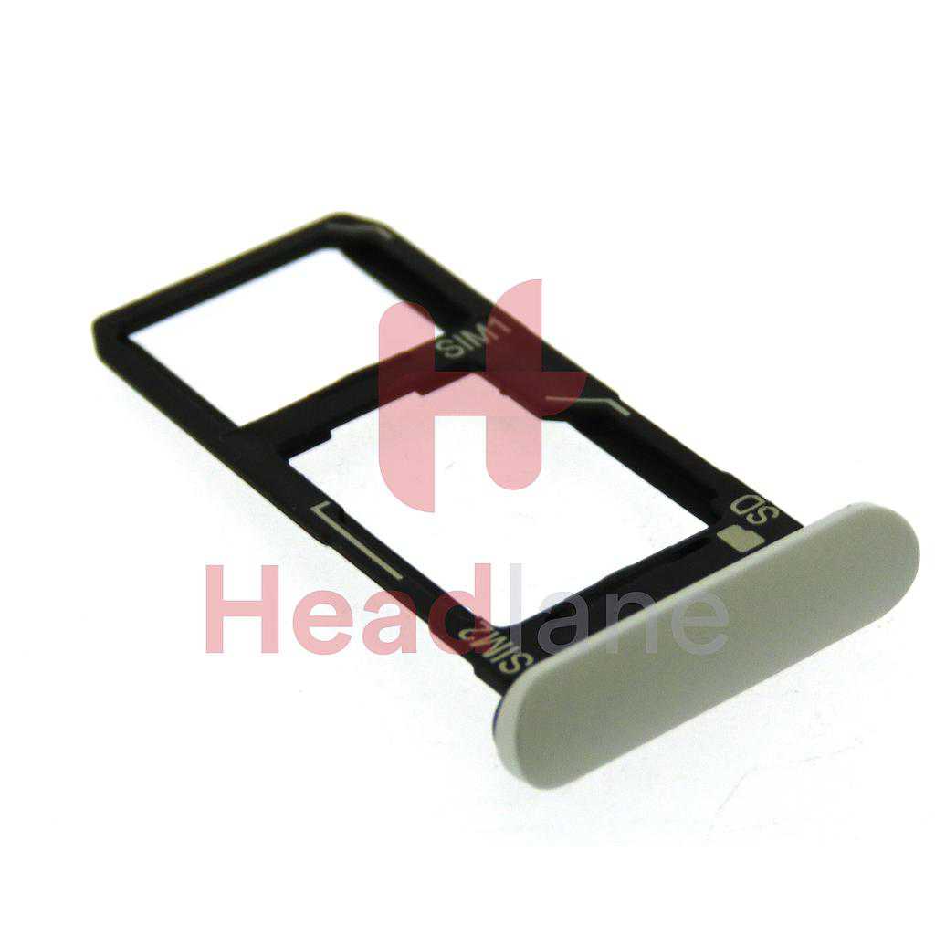 Sony XQ-AU52 Xperia 10 II (Dual SIM) Memory Card / SIM Card Tray - White