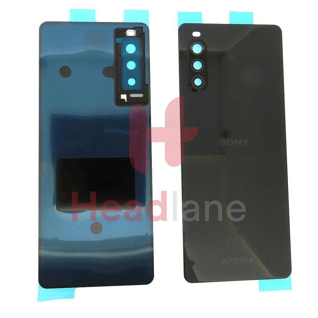 Sony XQ-AU51 Xperia 10 II Back / Battery Cover - Black (Single SIM)