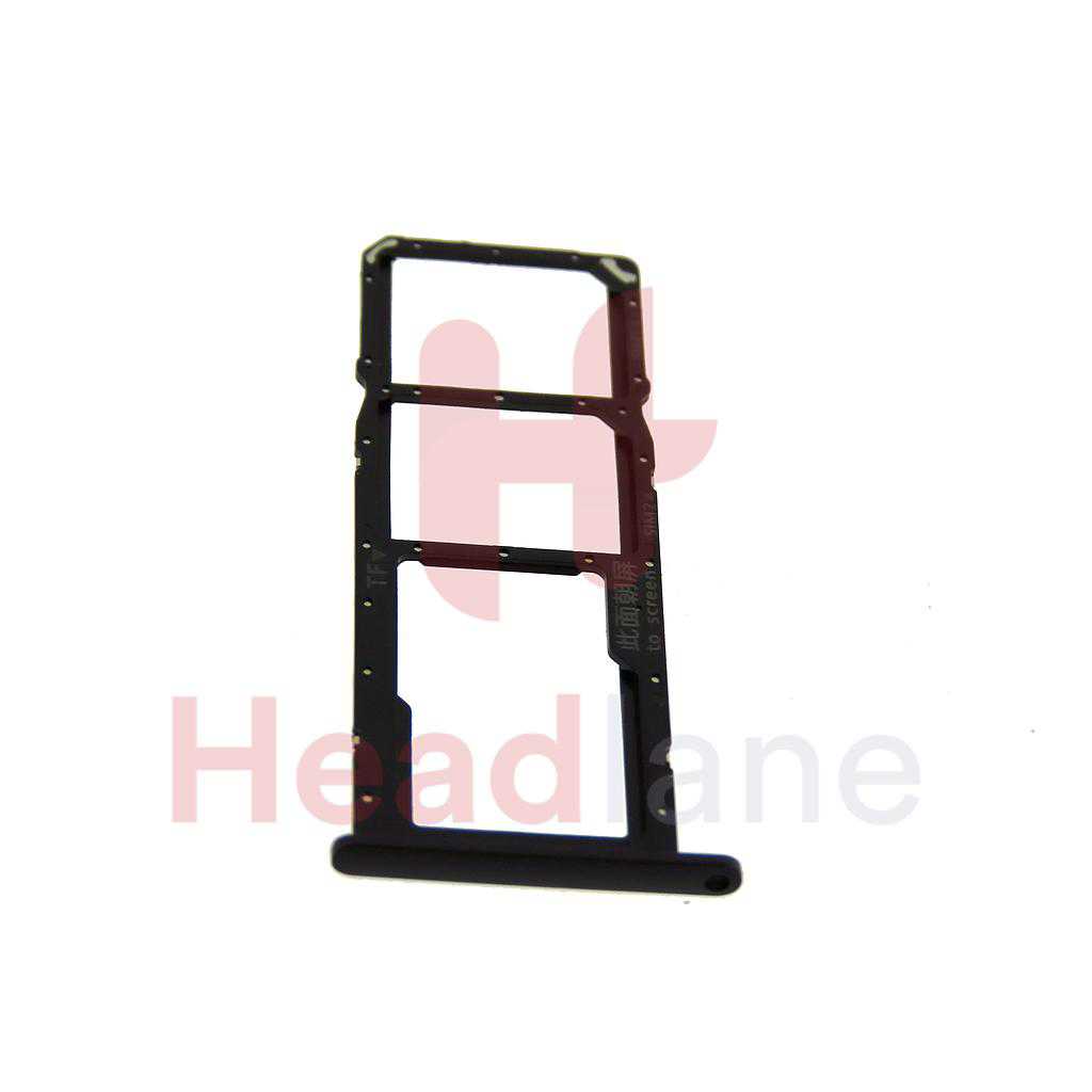 Huawei Y6p SIM Card Tray - Black
