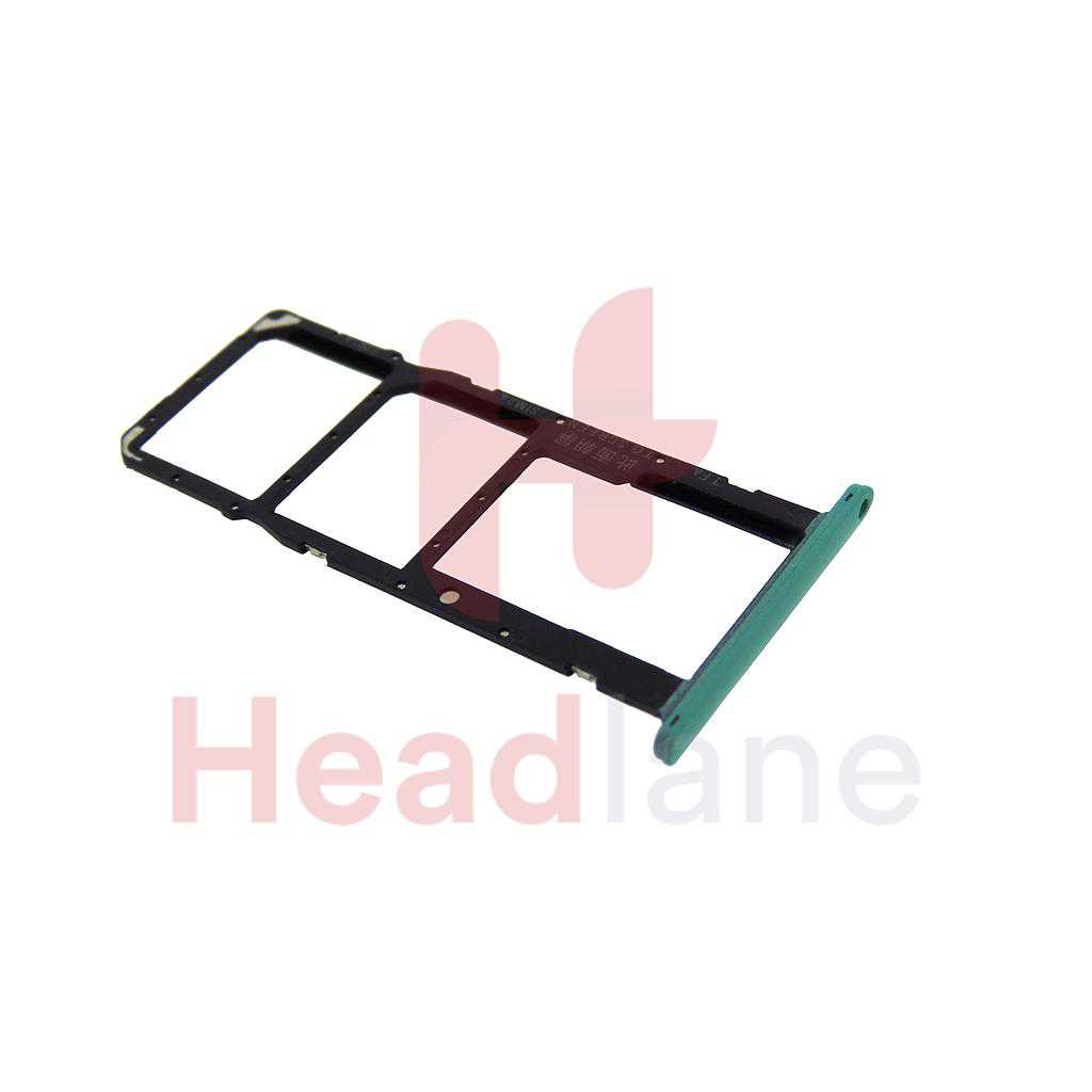 Huawei Y5p SIM / Memory Card Tray - Green