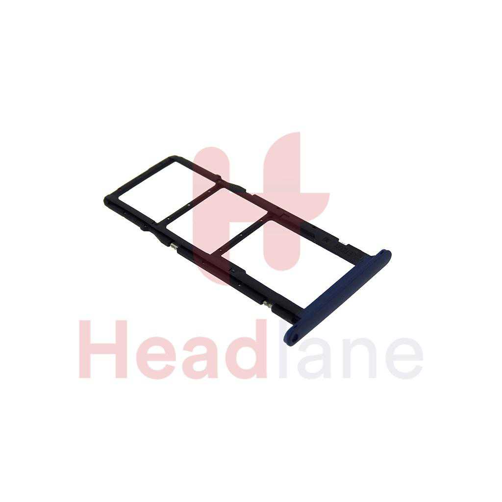 Huawei Y5p SIM / Memory Card Tray - Blue