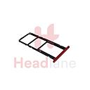 Huawei Honor 9S SIM Card Tray - Red