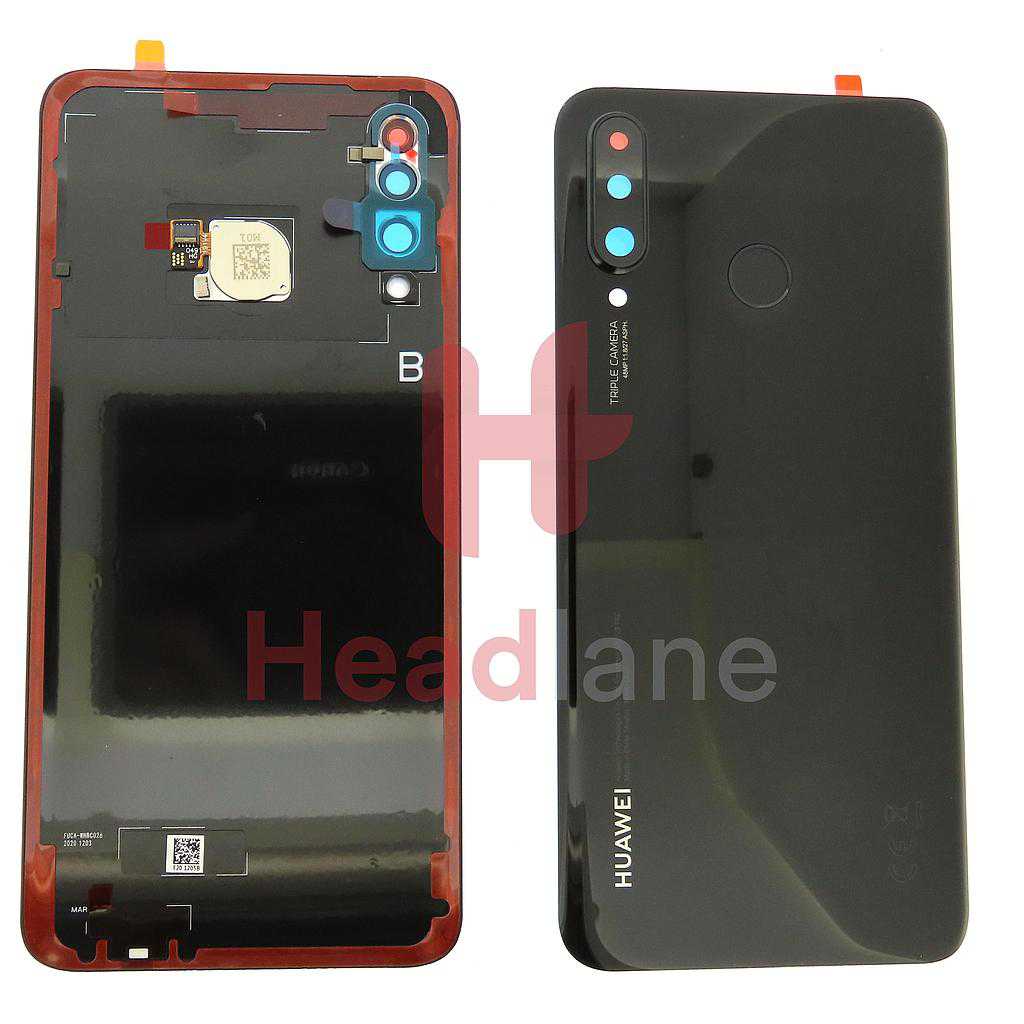 Huawei P30 Lite (New Edition) Back / Battery Cover - Black (MAR-LX1B 48MP Rear Camera)