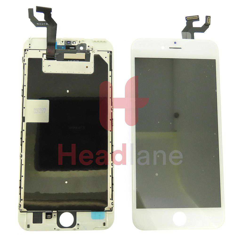 Apple iPhone 6S Plus LCD Display / Screen (Vivid) - White (ZY)