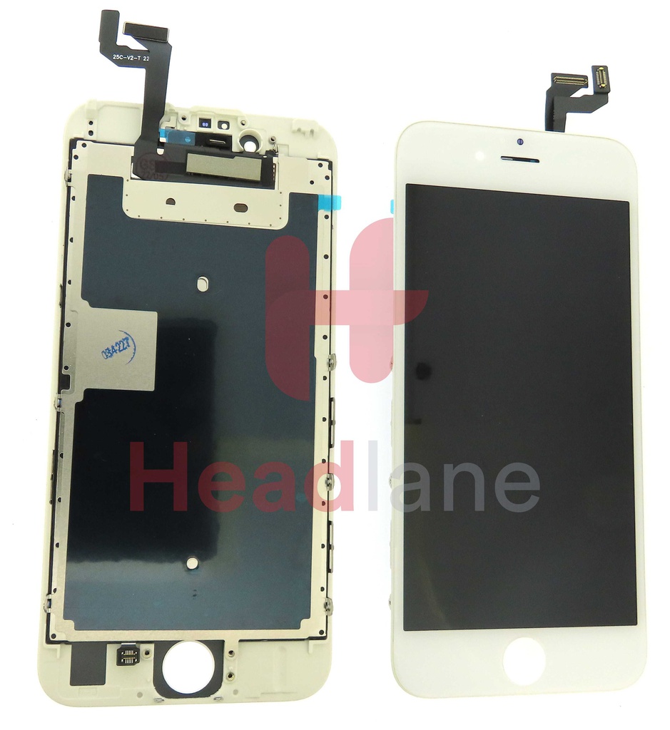Apple iPhone 6S LCD Display / Screen (Vivid) - White (ZY)