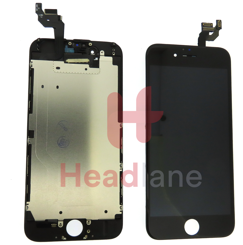 Apple iPhone 6 LCD Display / Screen (Vivid) - Black (ZY)