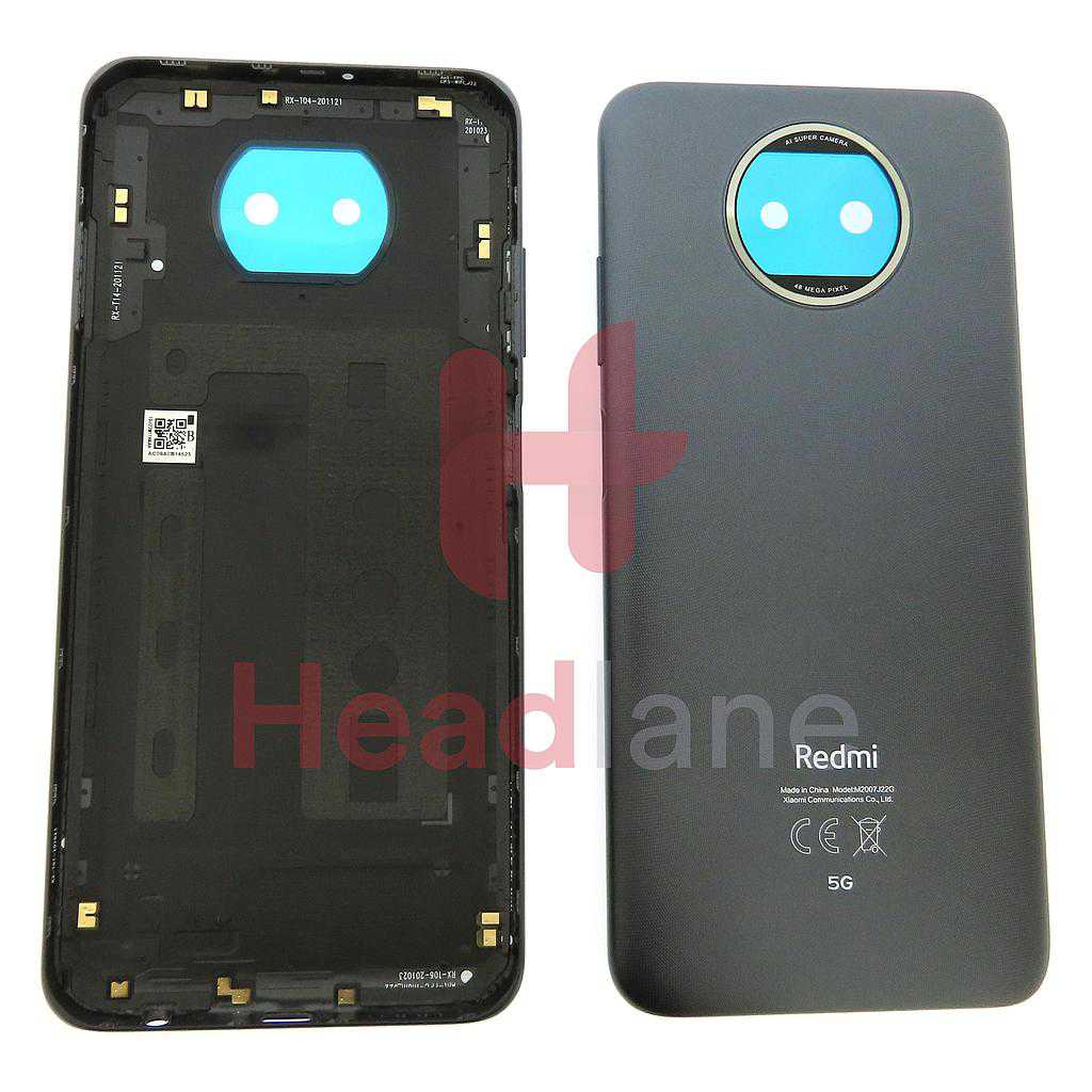 Xiaomi Redmi Note 9T 5G Back / Battery Cover - Black