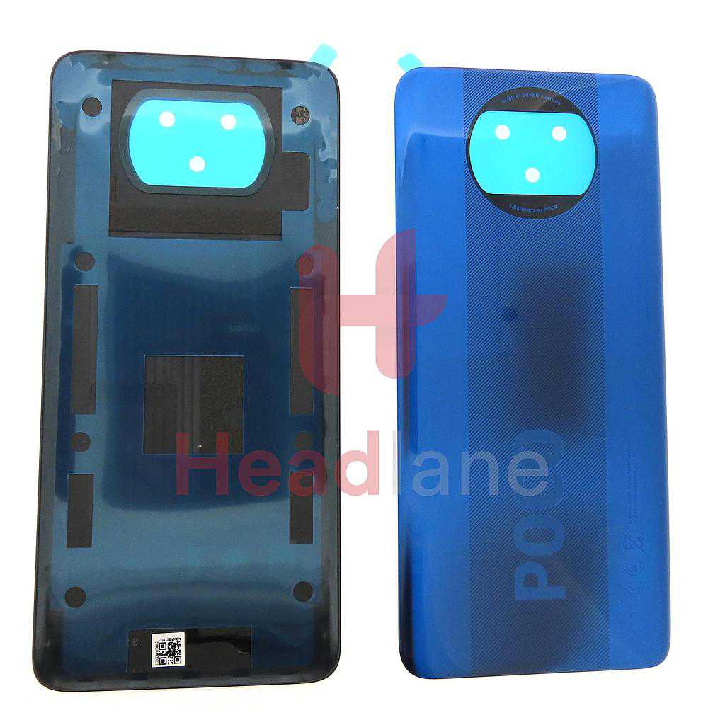 Xiaomi Poco X3 NFC Back / Battery Cover - Blue