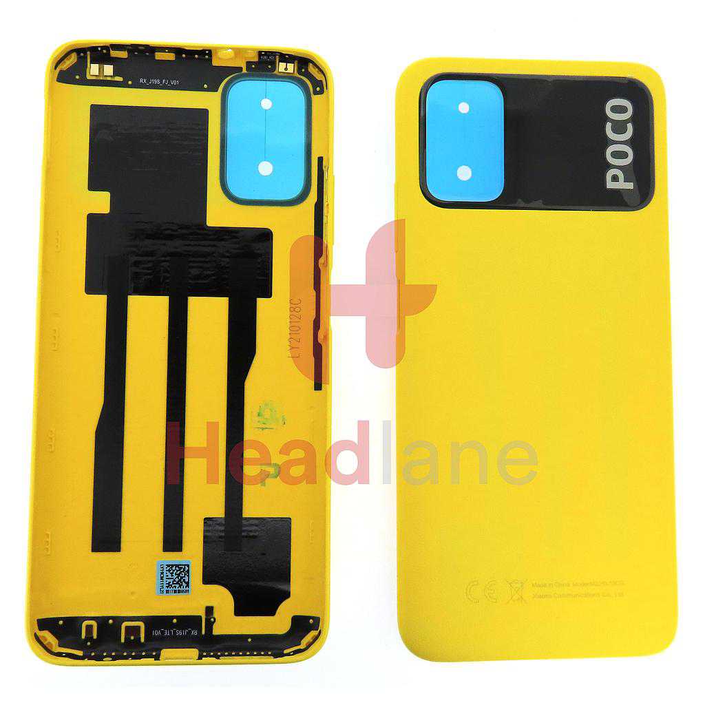 Xiaomi Poco M3 Back / Battery Cover - Yellow