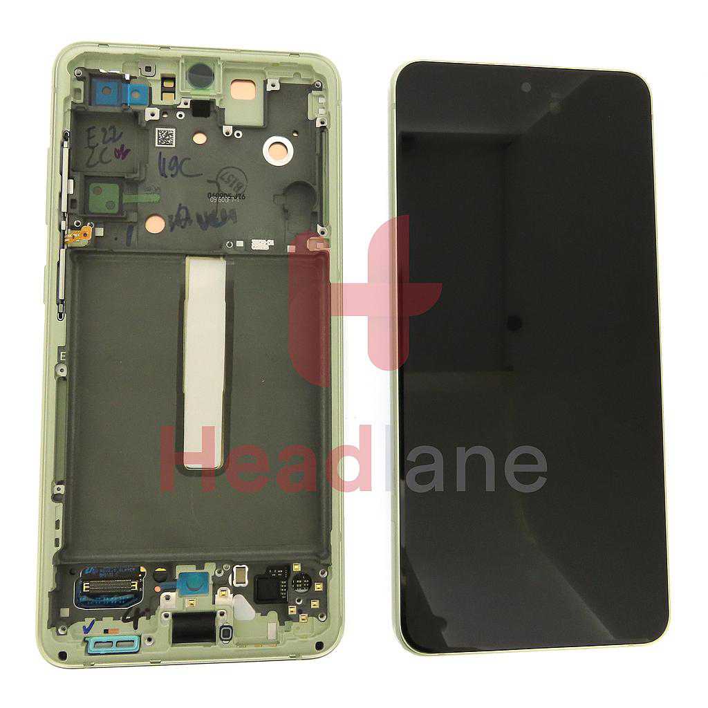 Samsung SM-G990 Galaxy S21 FE LCD Display / Screen + Touch - Green