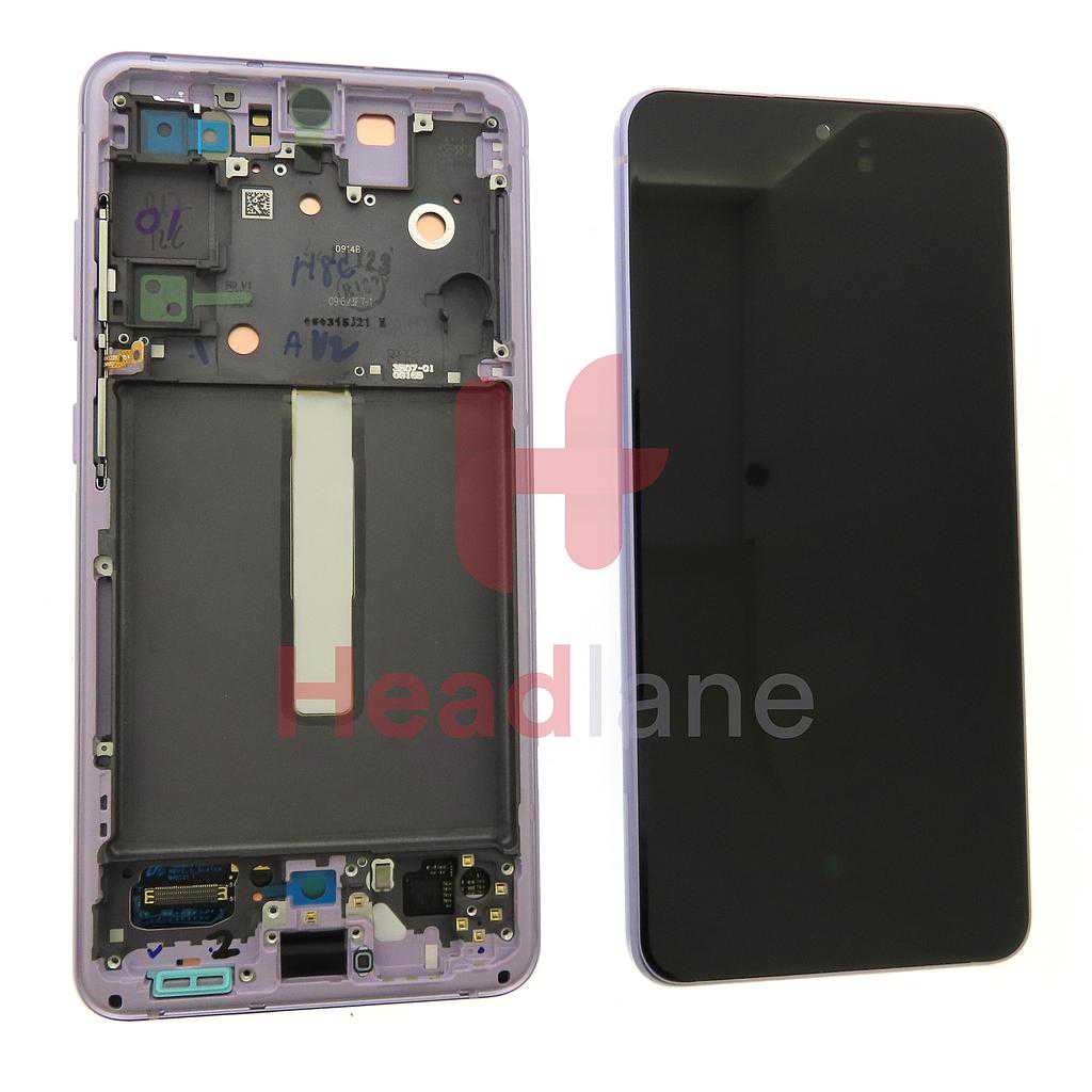 Samsung SM-G990 Galaxy S21 FE LCD Display / Screen + Touch - Violet