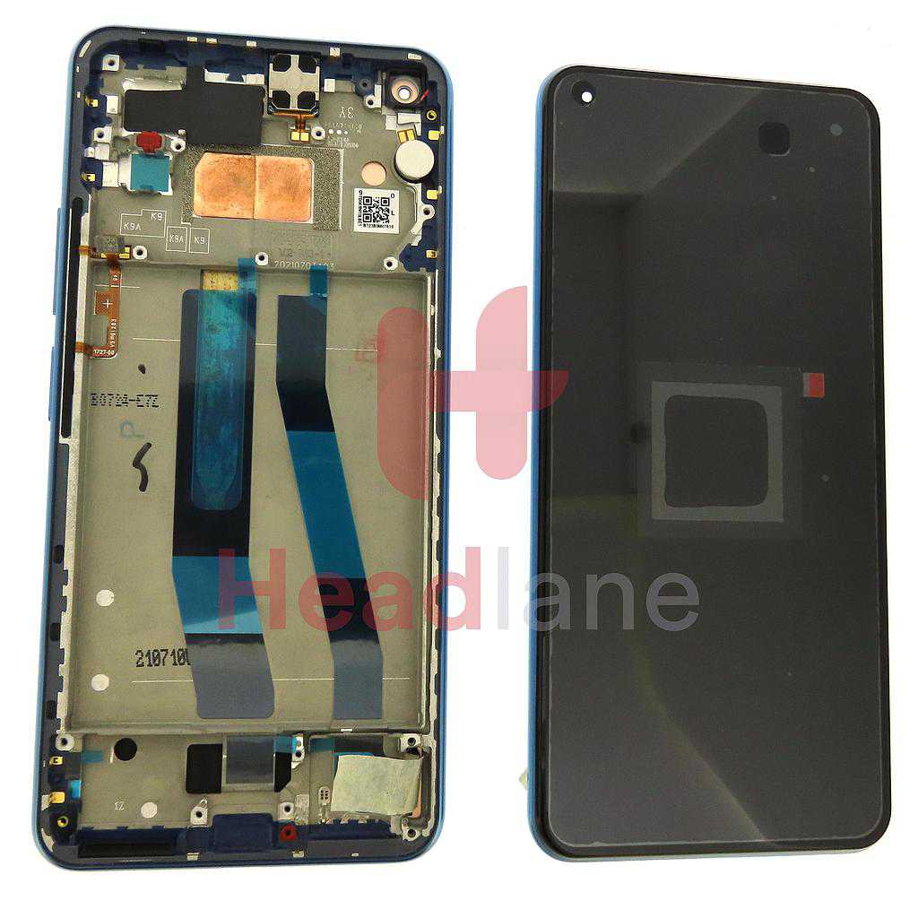 Xiaomi Mi 11 Lite 4G LCD Display / Screen + Touch - Blue