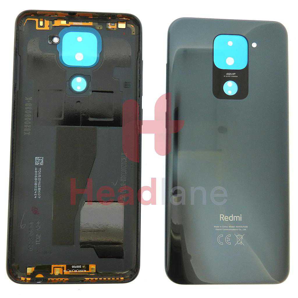 Xiaomi Redmi Note 9 Back / Battery Cover - Black