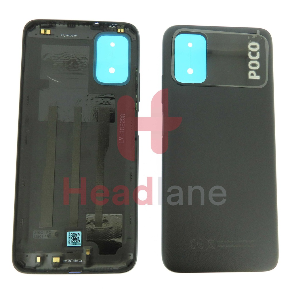 Xiaomi Poco M3 Back / Battery Cover - Tarnish / Black