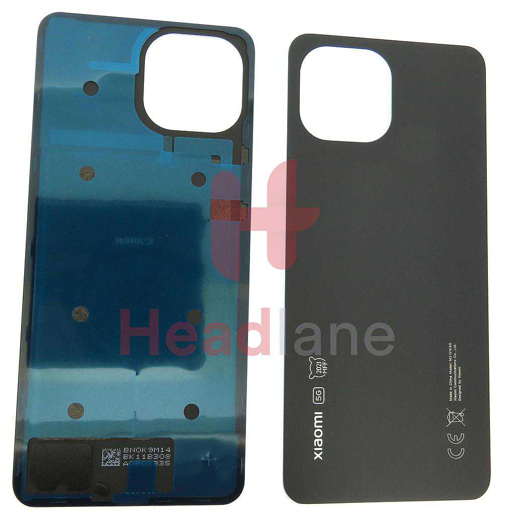 Xiaomi Mi 11 Lite 5G Back / Battery Cover - Black (Mi Fan Festival 2021 Edition)