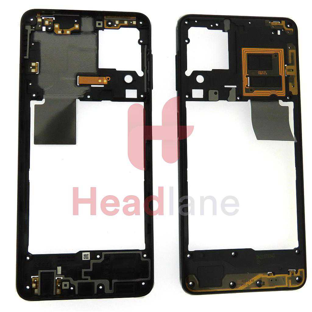Samsung SM-A225 Galaxy A22 4G Middle Cover / Chassis - Black