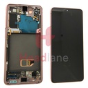 Samsung SM-G991 Galaxy S21 5G LCD Display / Screen + Touch - Phantom Pink (Without Camera)