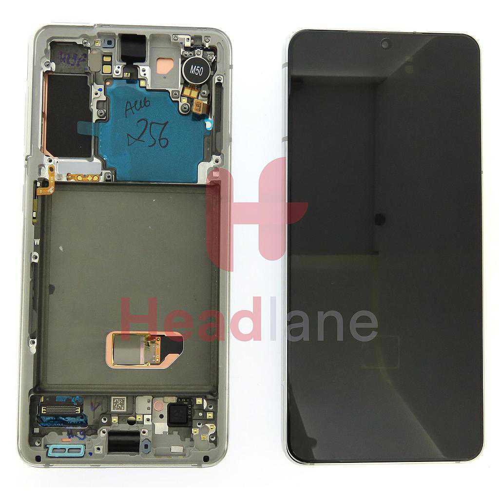 Samsung SM-G991 Galaxy S21 5G LCD Display / Screen + Touch - Phantom White (Without Camera)