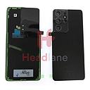 Samsung SM-G998 Galaxy S21 Ultra 5G Back / Battery Cover - Phantom Black (UKCA)