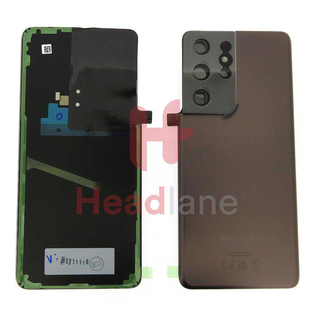 Samsung SM-G998 Galaxy S21 Ultra 5G Back / Battery Cover - Phantom Brown (UKCA)