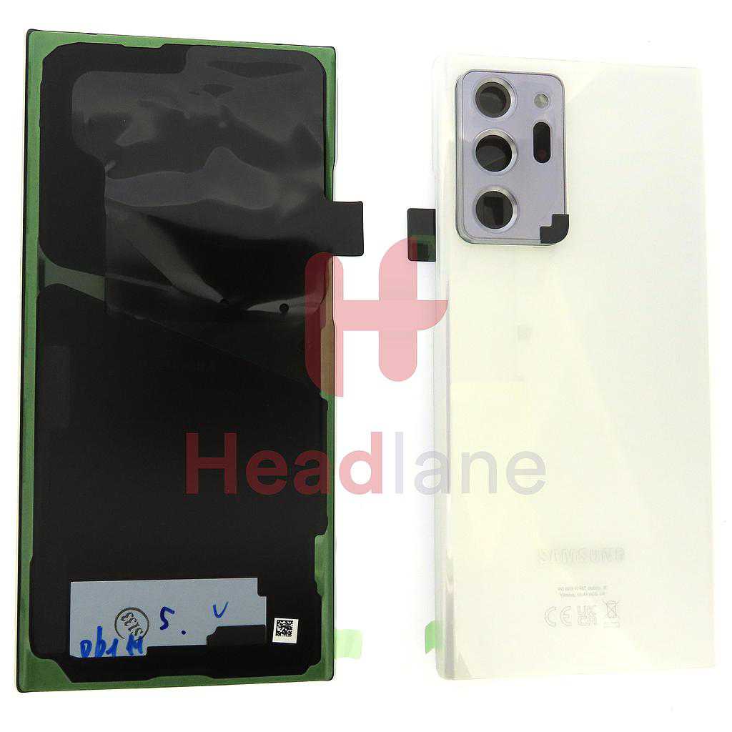 Samsung SM-N986 Galaxy Note 20 Ultra 5G Back / Battery Cover - White (UKCA)