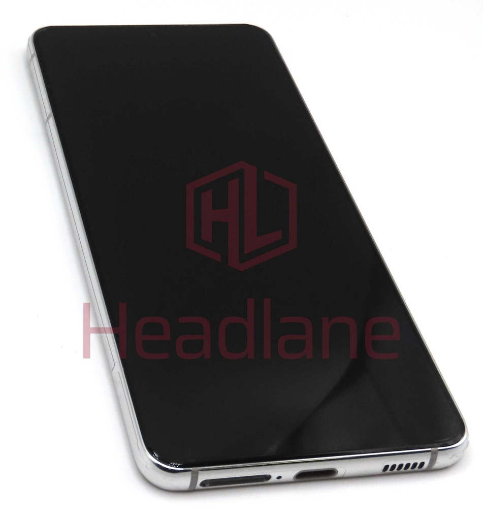 Samsung SM-G991 Galaxy S21 5G LCD Display / Screen + Touch + Battery - Phantom White (Without Camera)