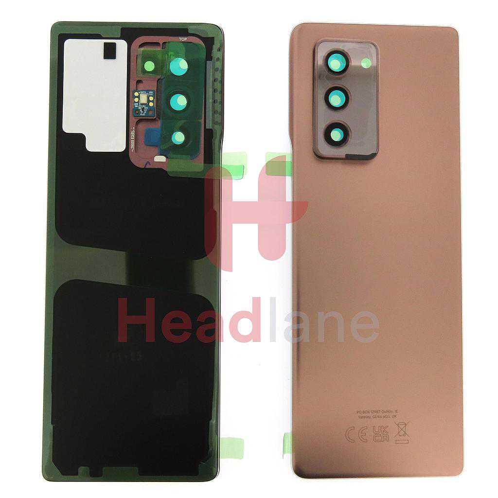 Samsung SM-F916 Galaxy Z Fold2 5G Back / Battery Cover - Mystic Bronze (UKCA)