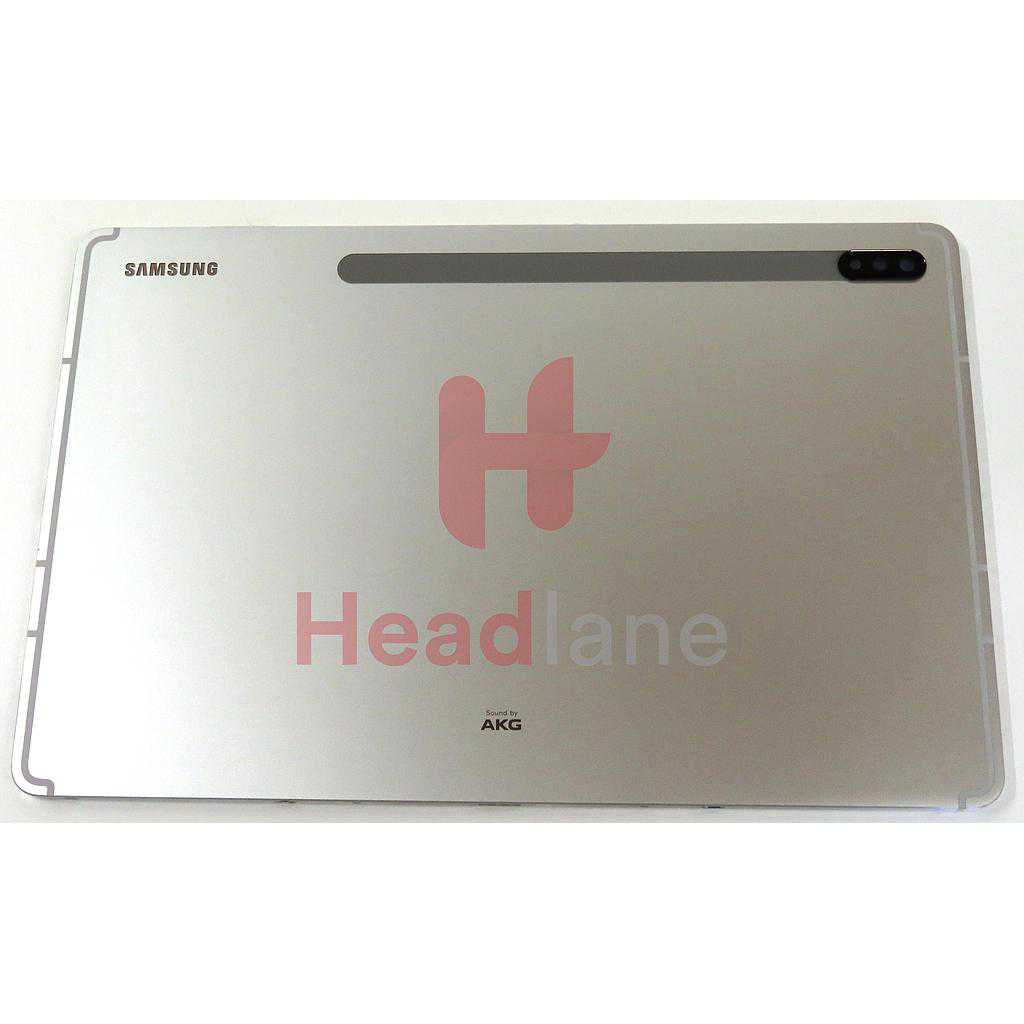 Samsung SM-T970 SM-T976 Galaxy Tab S7+ 12.4&quot; Back Cover - Silver