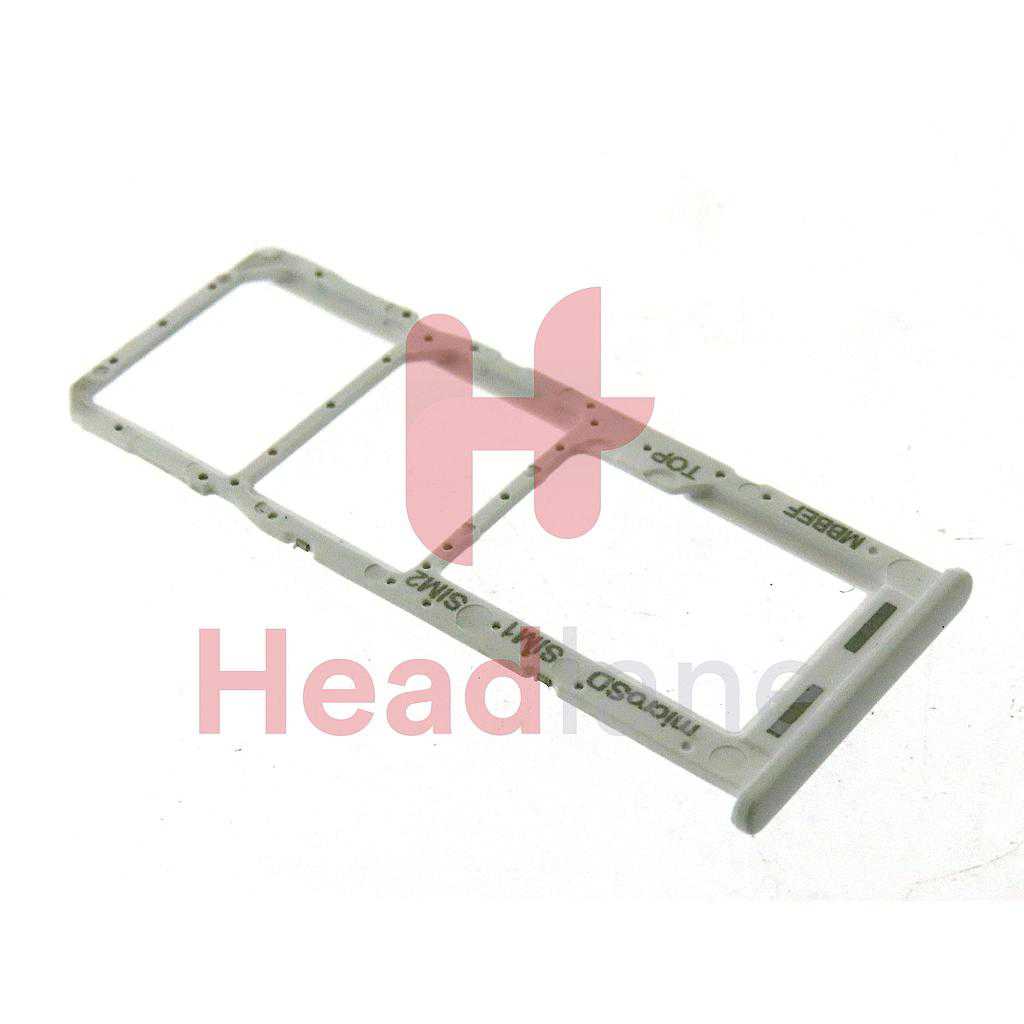 Samsung SM-M225 Galaxy M22 SIM Card Tray - White (Dual SIM)