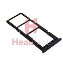 Samsung SM-M225 Galaxy M22 SIM Card Tray - Black (Dual SIM)