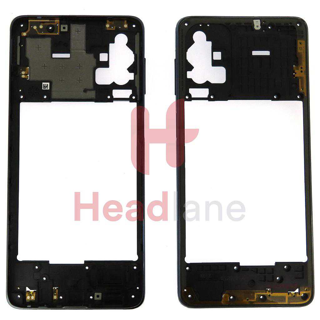 Samsung SM-M515 Galaxy M51 Middle Cover / Chassis - Black