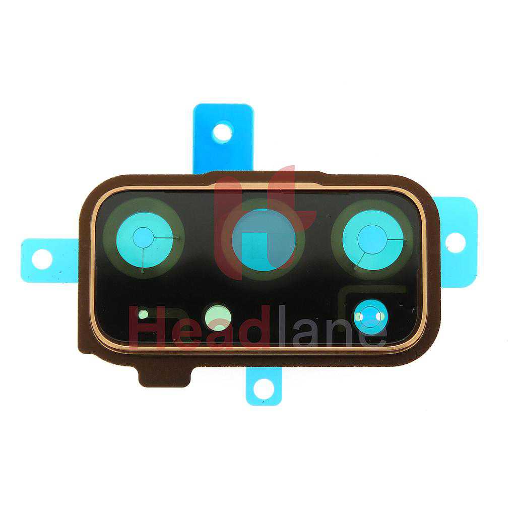Samsung SM-G780 G781 Galaxy S20 FE 4G/5G Camera Frame / Decoration - Cloud Orange