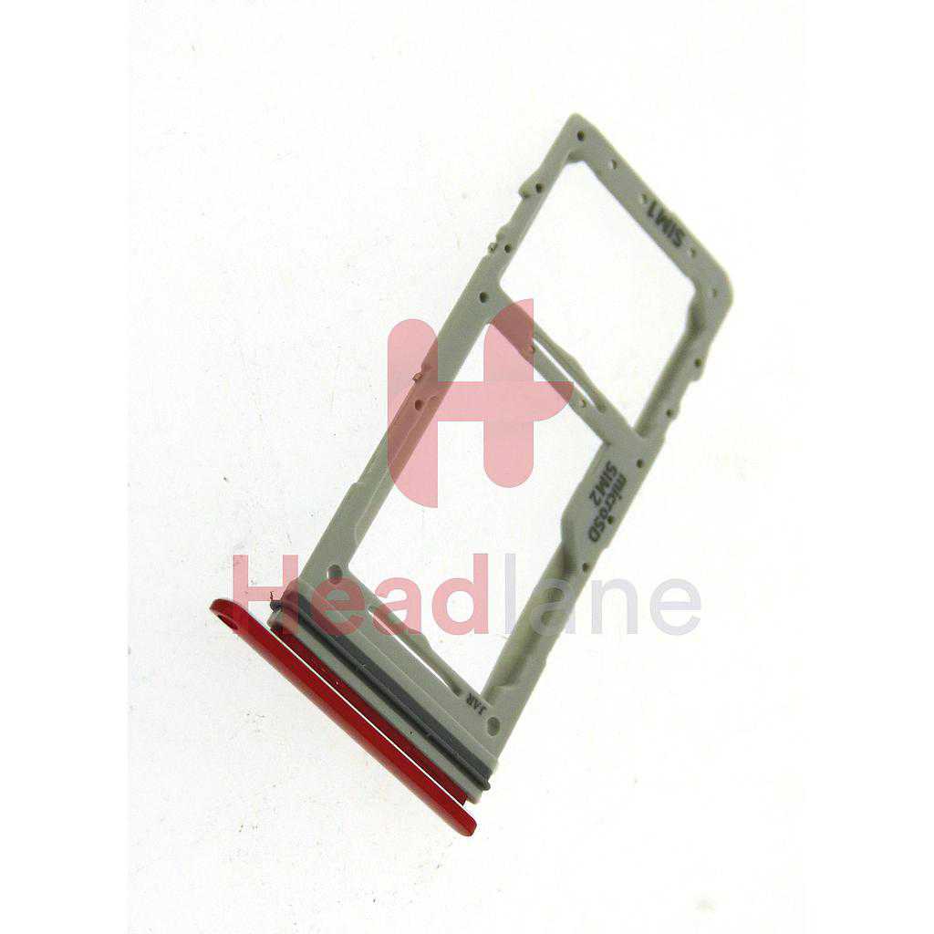 Samsung SM-N770 Galaxy Note 10 Lite SIM / Memory Card Tray (Dual SIM) - Red