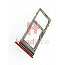 Samsung SM-N770 Galaxy Note 10 Lite SIM / Memory Card Tray (Dual SIM) - Red