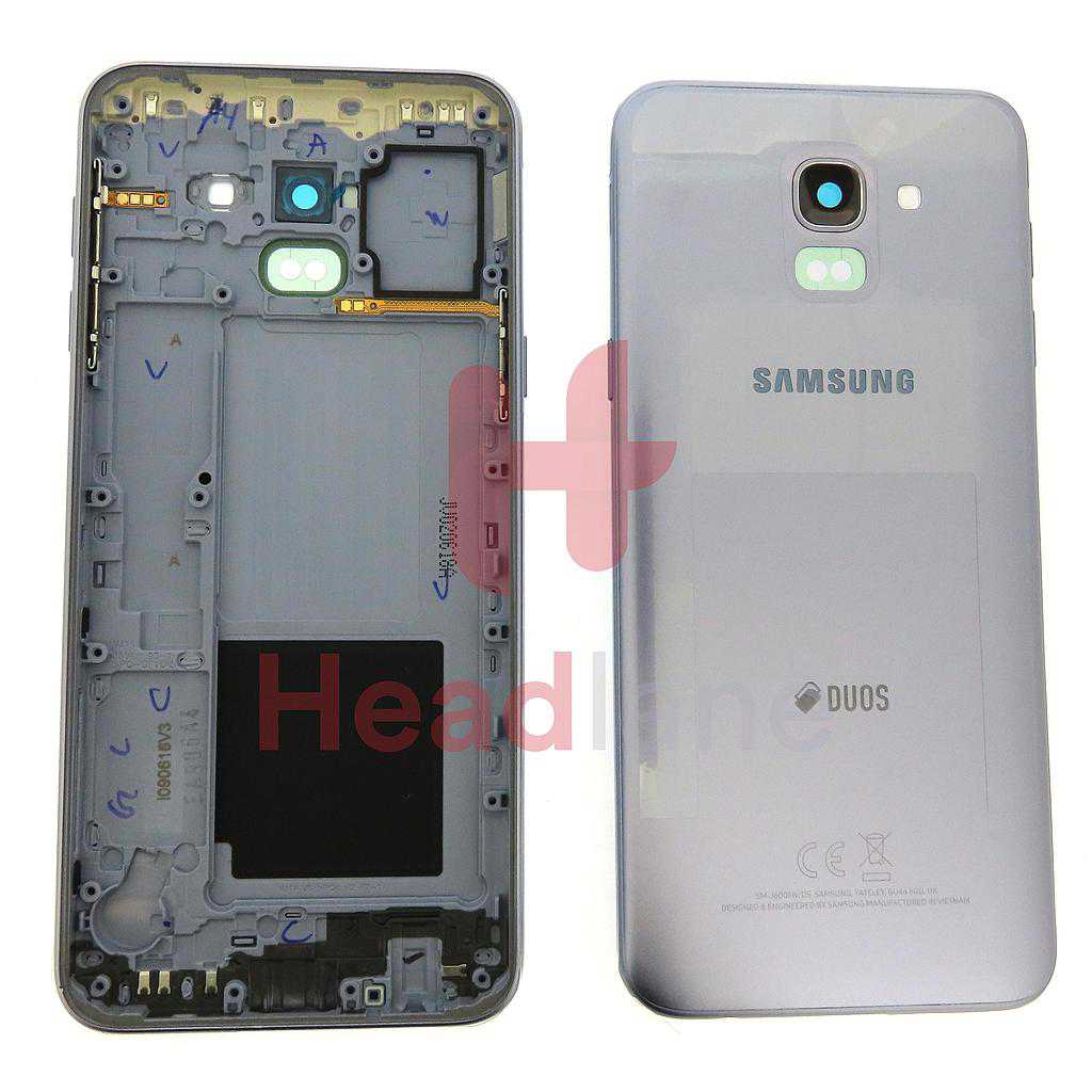 Samsung SM-J600 Galaxy J6 (2018) Back / Battery Cover - Lavender (DUOS)