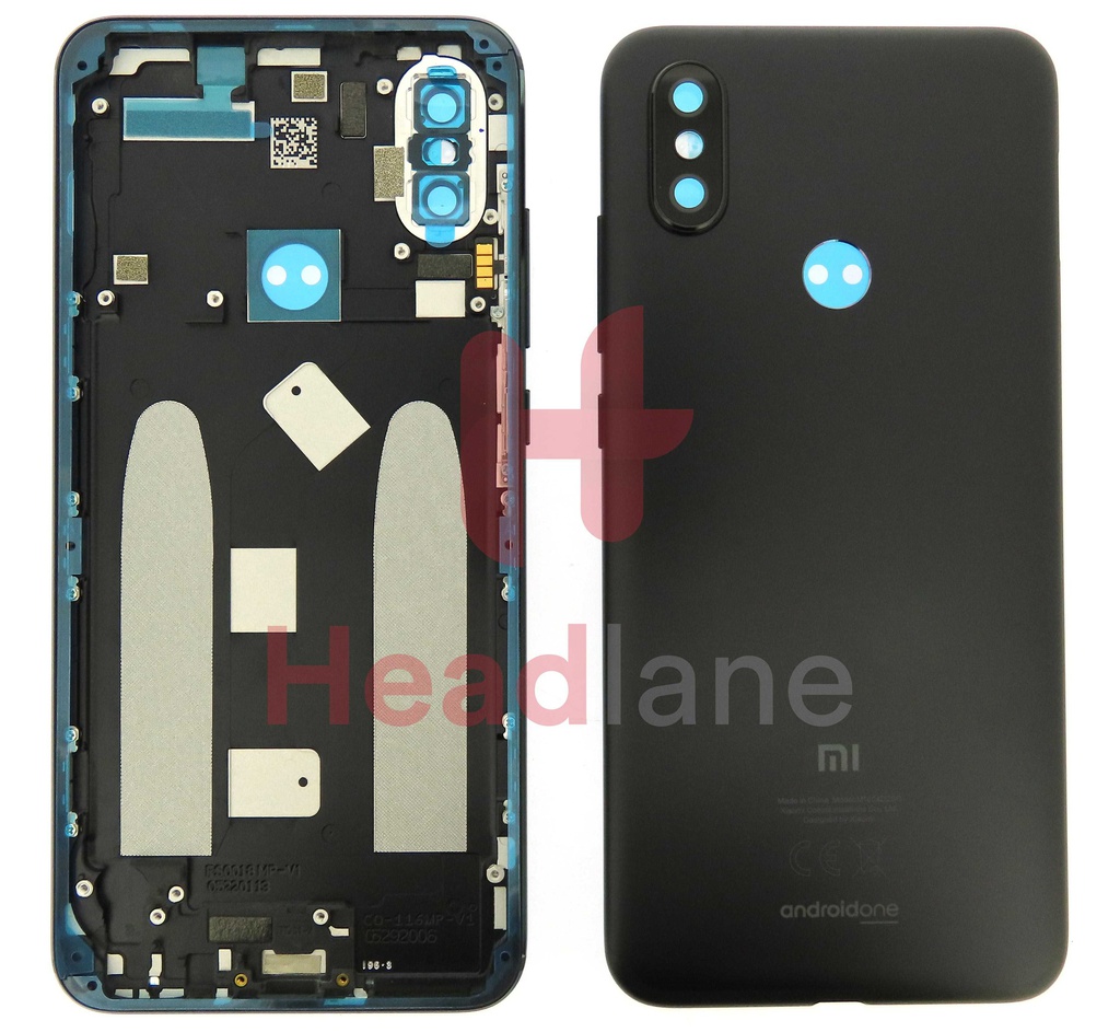 Xiaomi Mi A2 / Mi 6X Back / Battery Cover - Black