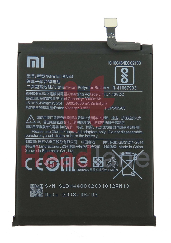 Xiaomi Redmi 5 Plus BN44 4000mAh Battery