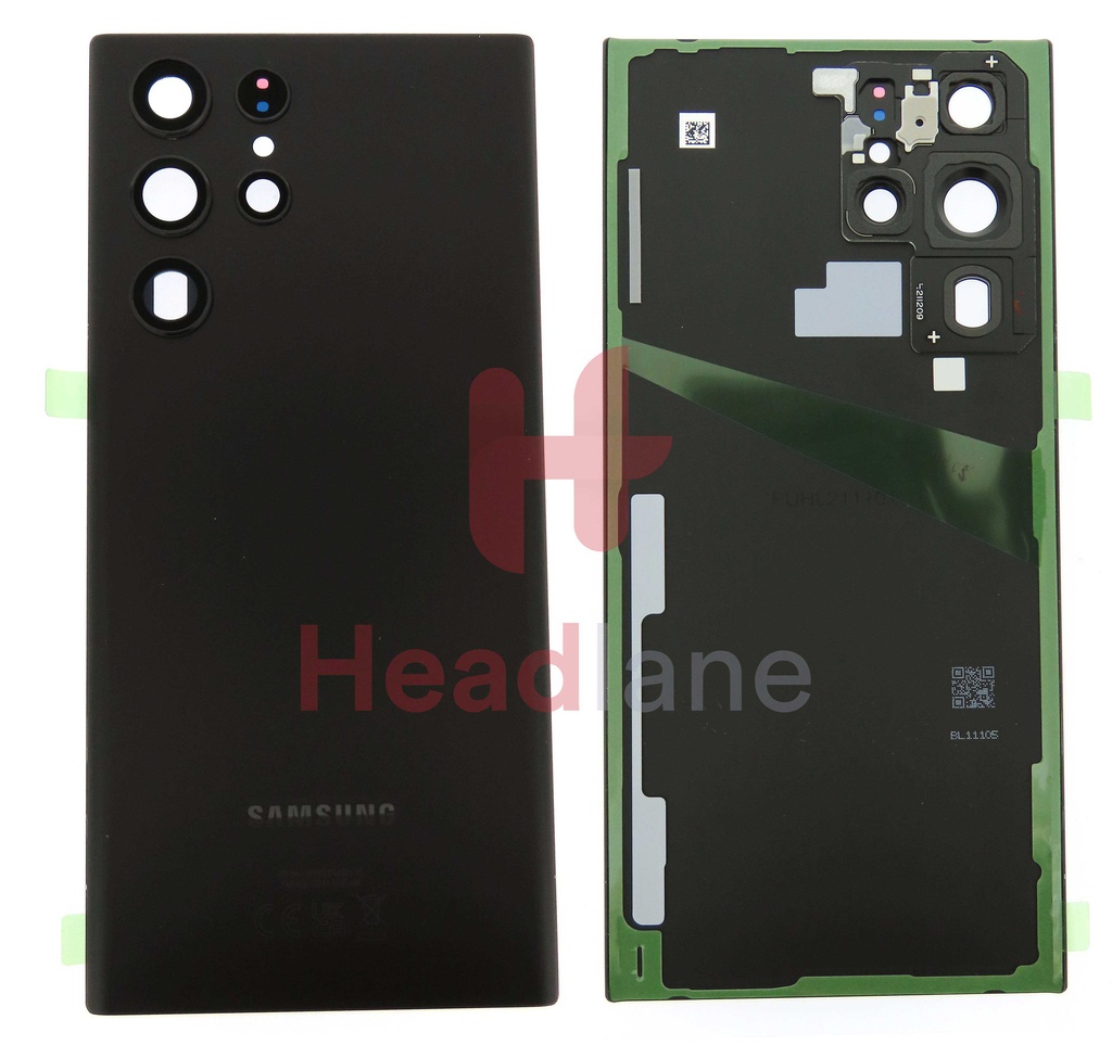 Samsung SM-S908 Galaxy S22 Ultra Back / Battery Cover - Phantom Black