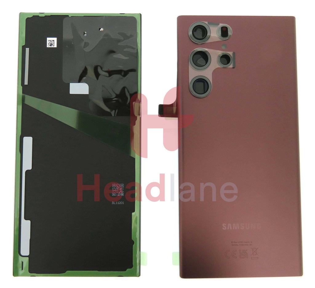 Samsung SM-S908 Galaxy S22 Ultra Back / Battery Cover - Burgundy