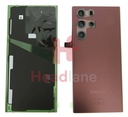 Samsung SM-S908 Galaxy S22 Ultra Back / Battery Cover - Burgundy