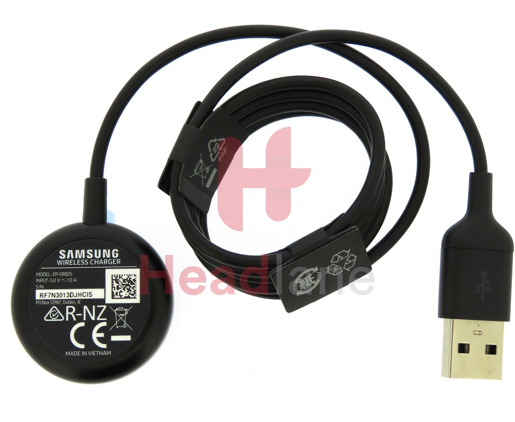 Samsung SM-R825 Galaxy Watch Active2 Wireless Charger EP-OR825 - Black