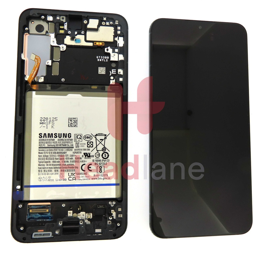 Samsung SM-S906 Galaxy S22+ / Plus LCD Display / Screen + Touch + Battery - Graphite