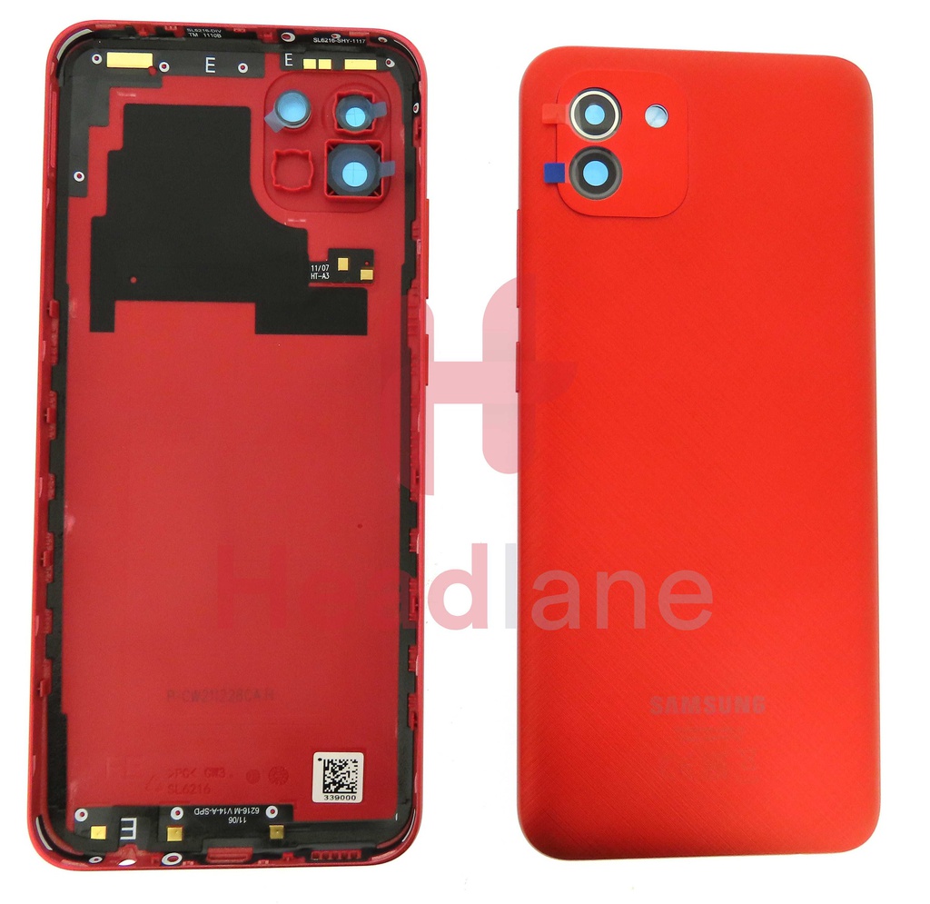 Samsung SM-A035 Galaxy A03 Back / Battery Cover - Red